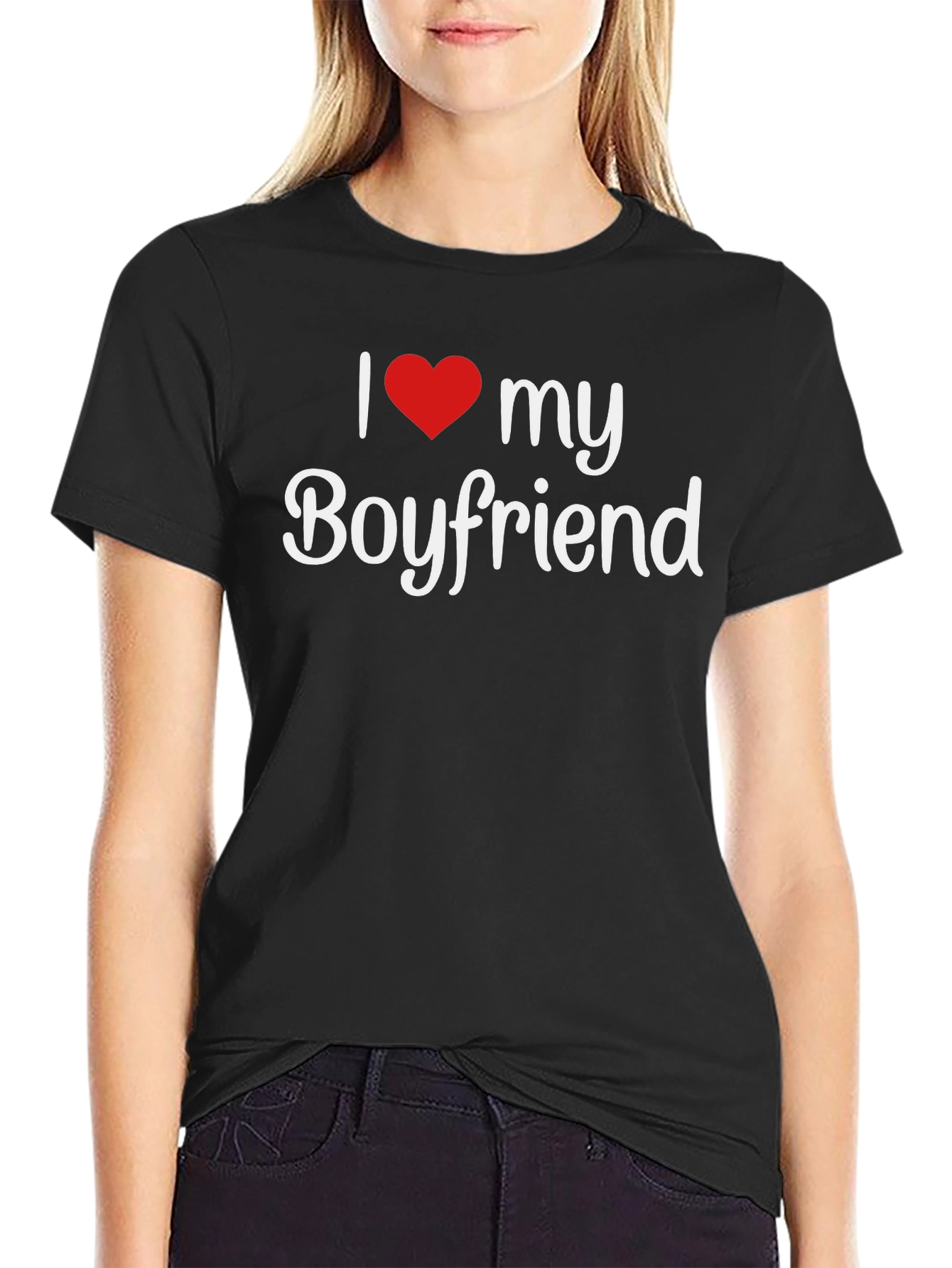 I Heart My Boyfriend T-Shirt - Stylish Graphic Tee