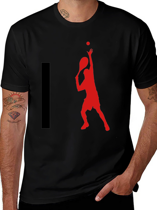 Tennis Player Graphic T-Shirt
