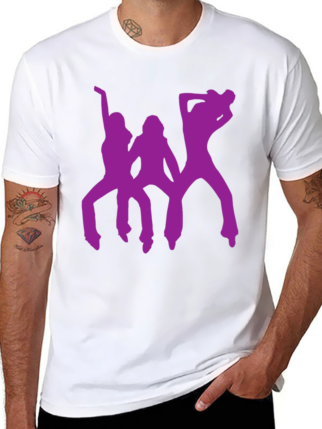 Retro Disco Silhouette T-Shirt
