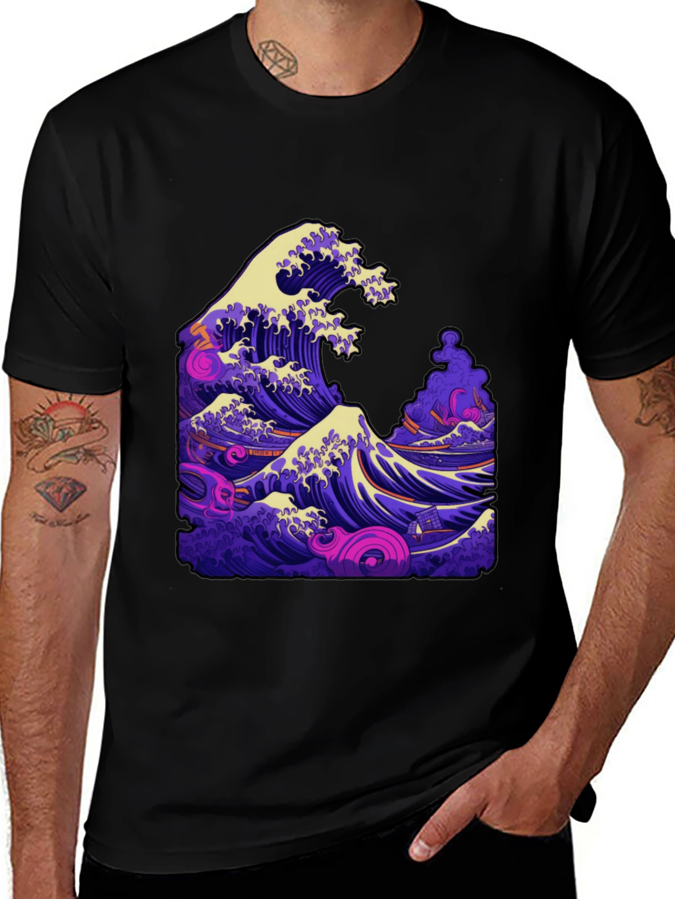 Great Wave Graphic T-Shirt