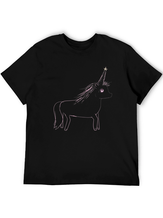 Unicorn Graphic Tee - Black