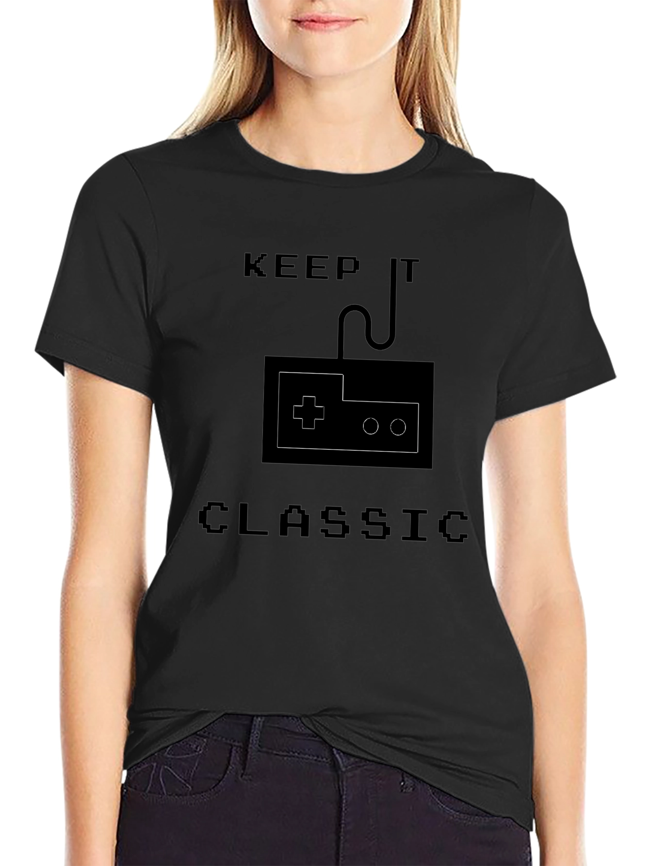 Keep It Classic Gamer T-Shirt Retro Gaming Style