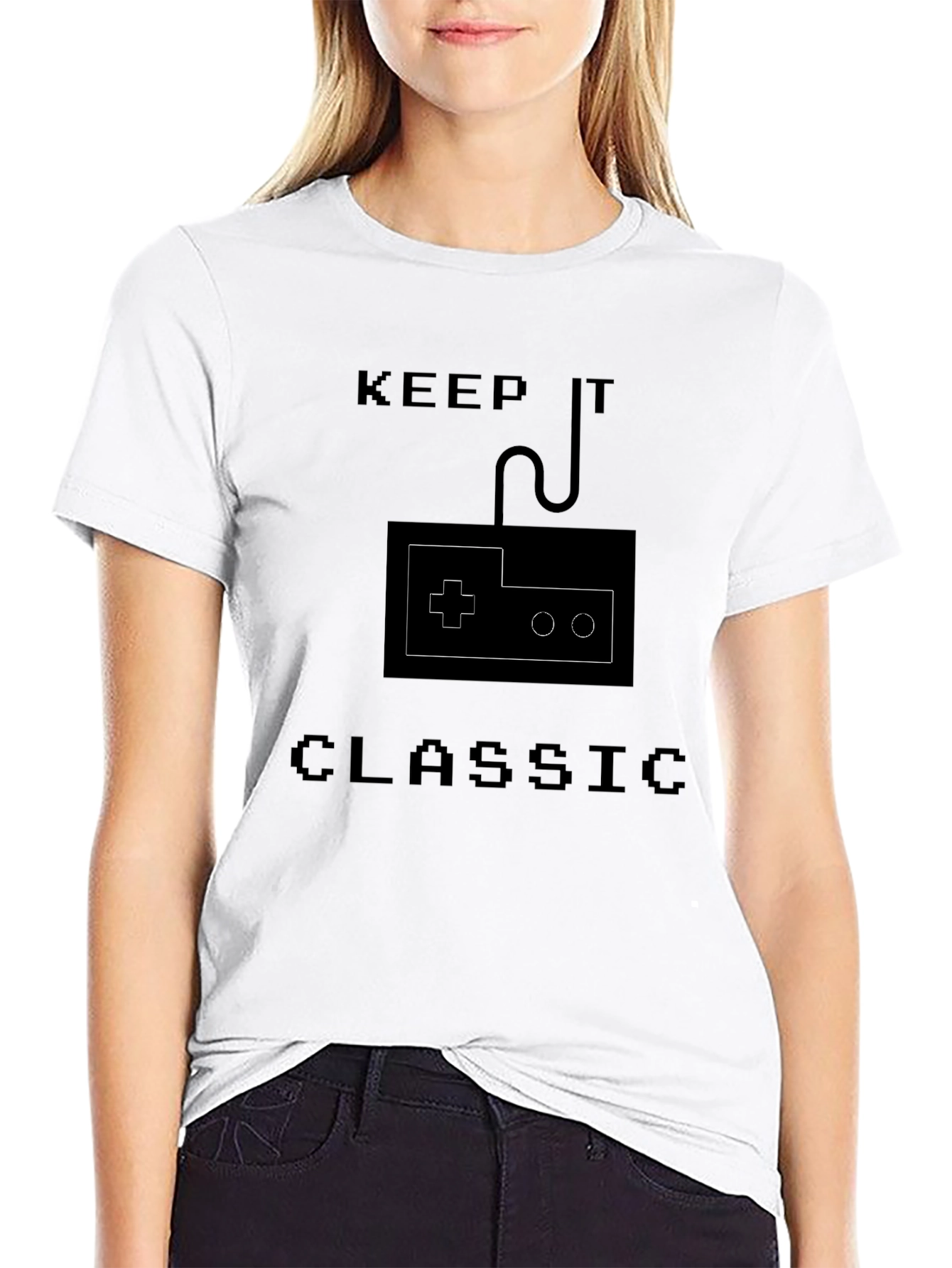 Keep It Classic Gamer T-Shirt Retro Gaming Style