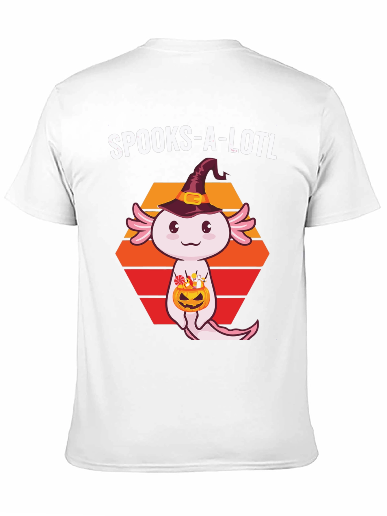 Spooks-A-Lotl Halloween Axolotl T-Shirt