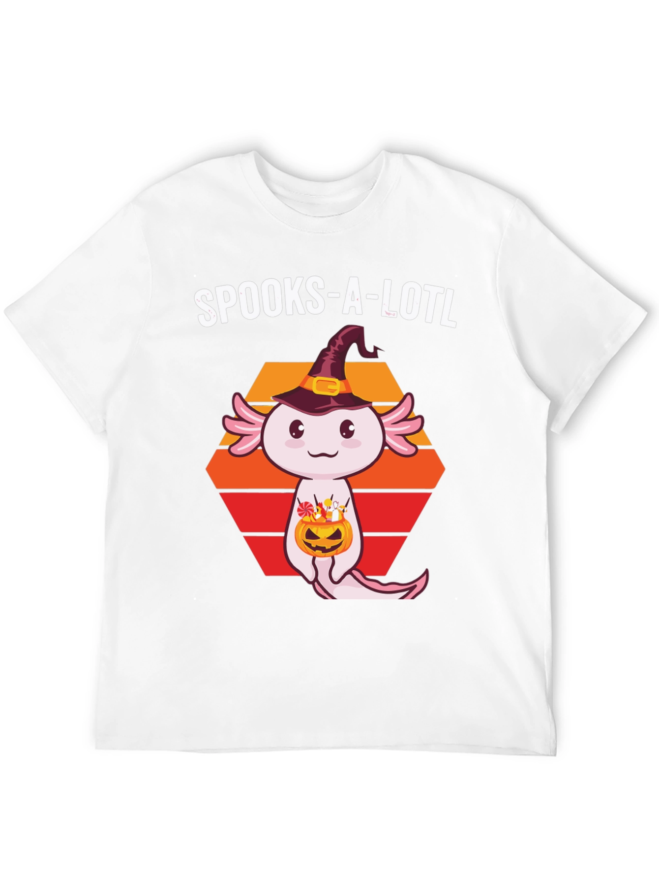 Spooks-A-Lotl Halloween Axolotl T-Shirt
