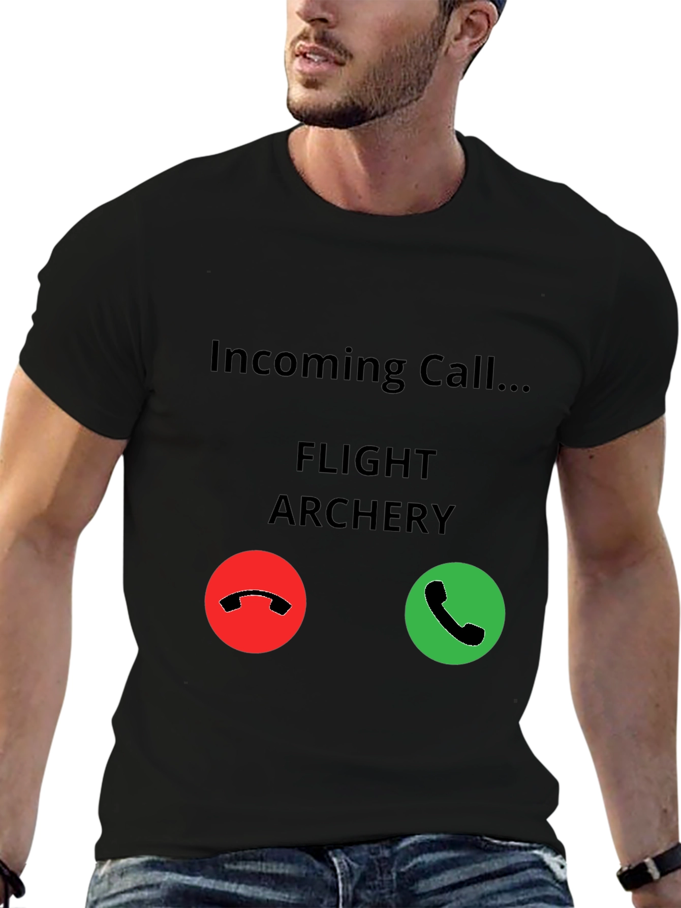 Flight Archery Incoming Call T-Shirt - Funny Archer Tee