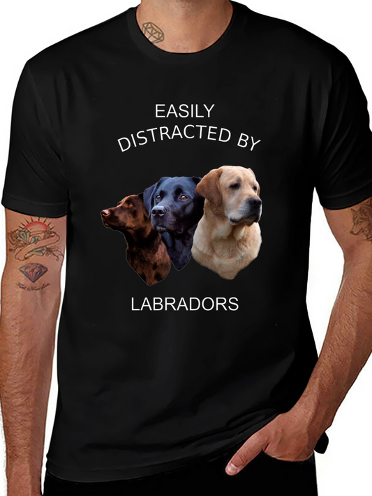 Easily Distracted by Labradors T-Shirt