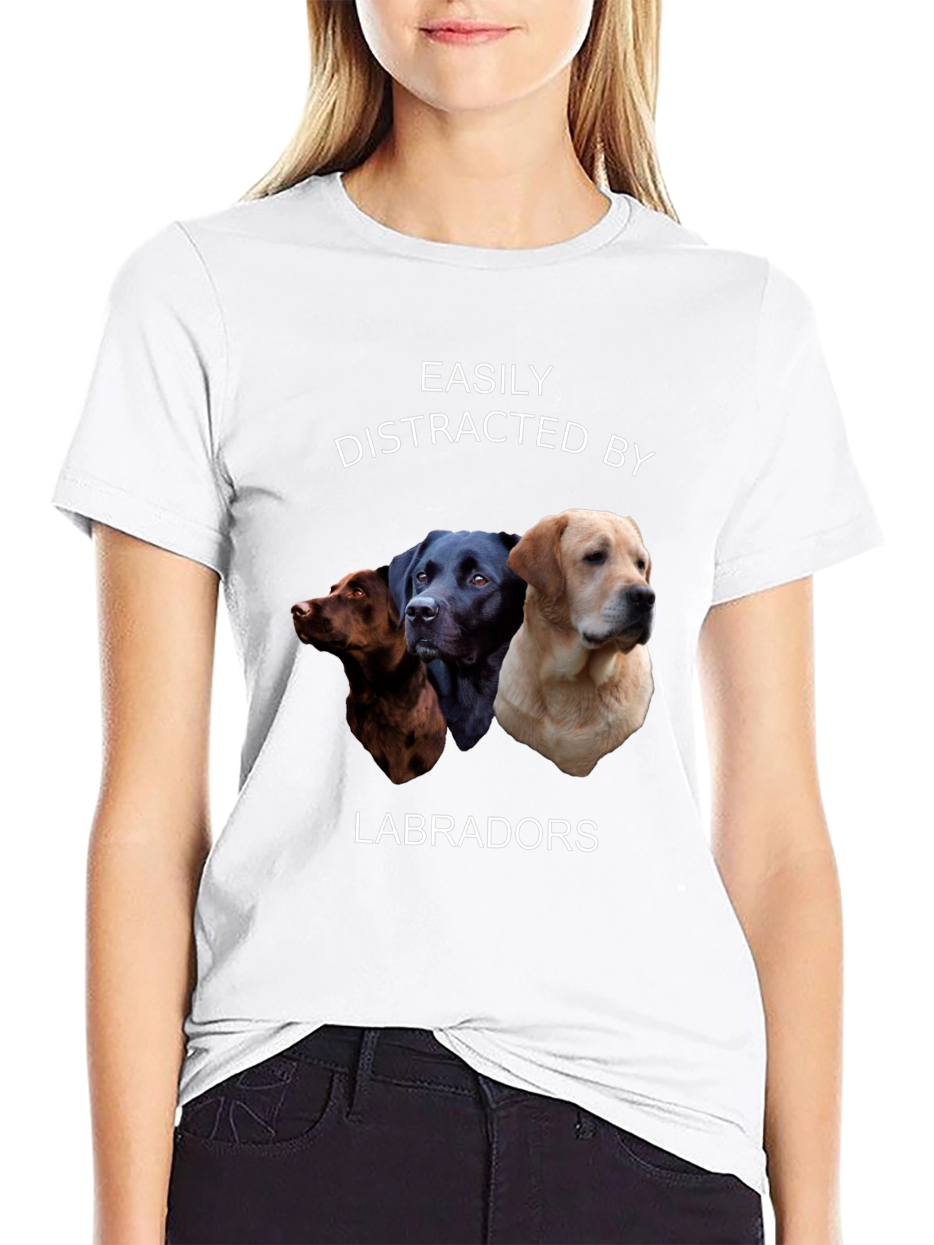 Easily Distracted by Labradors T-Shirt