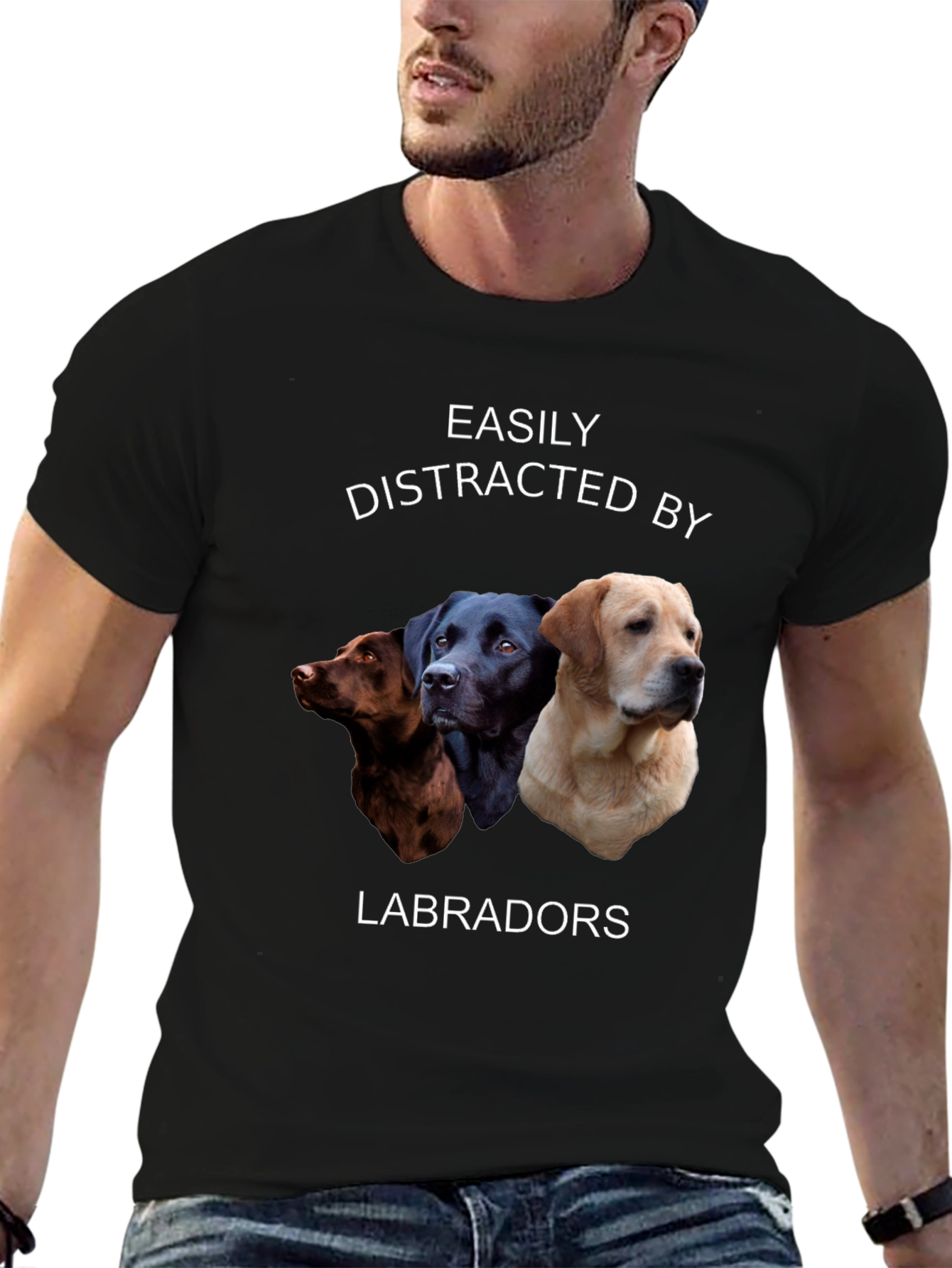 Easily Distracted by Labradors T-Shirt