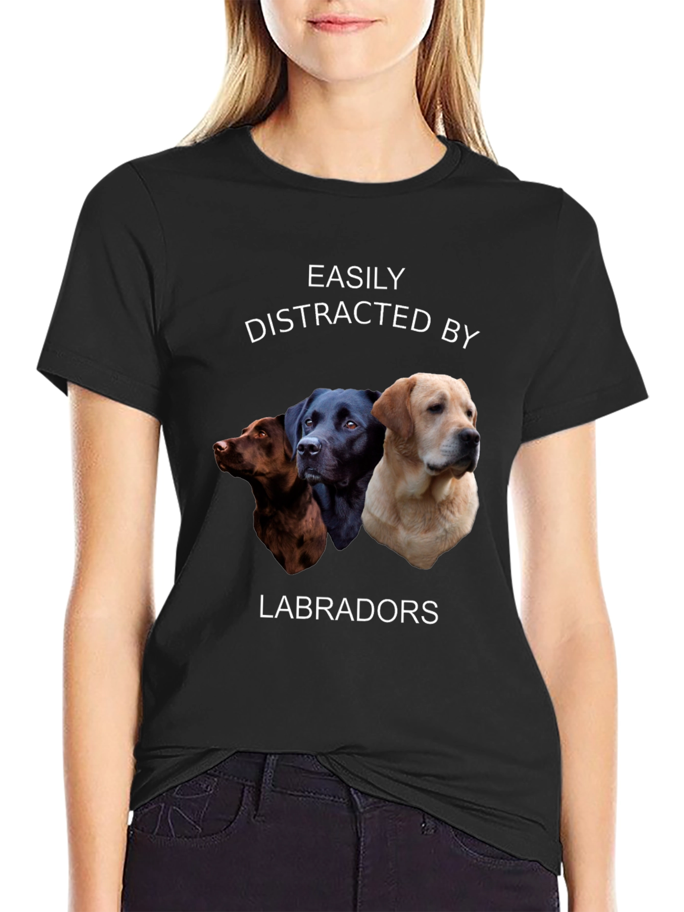 Easily Distracted by Labradors T-Shirt