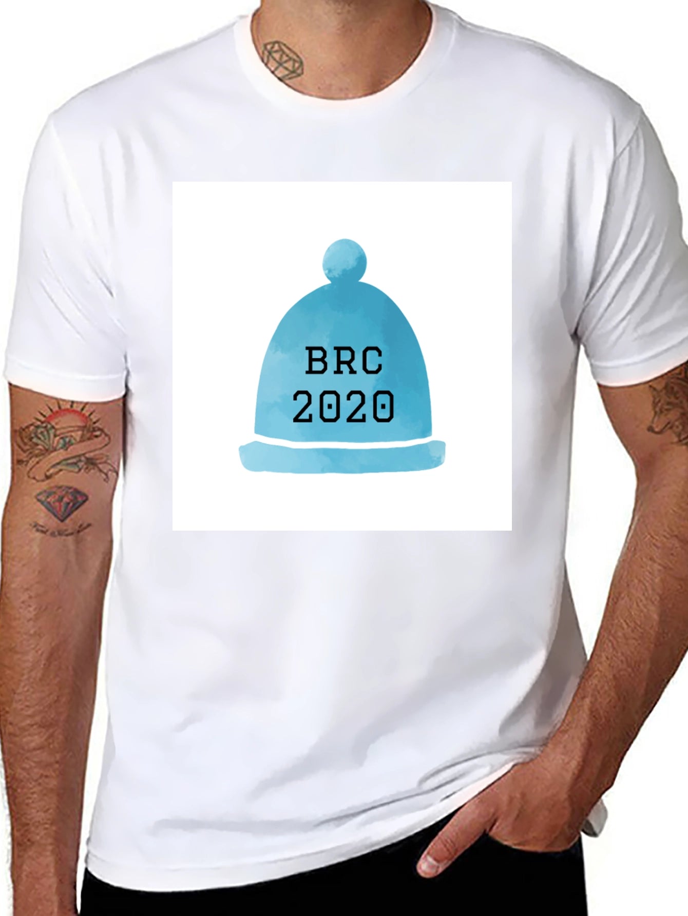 BRC 2020 Beanie Design Black Tee