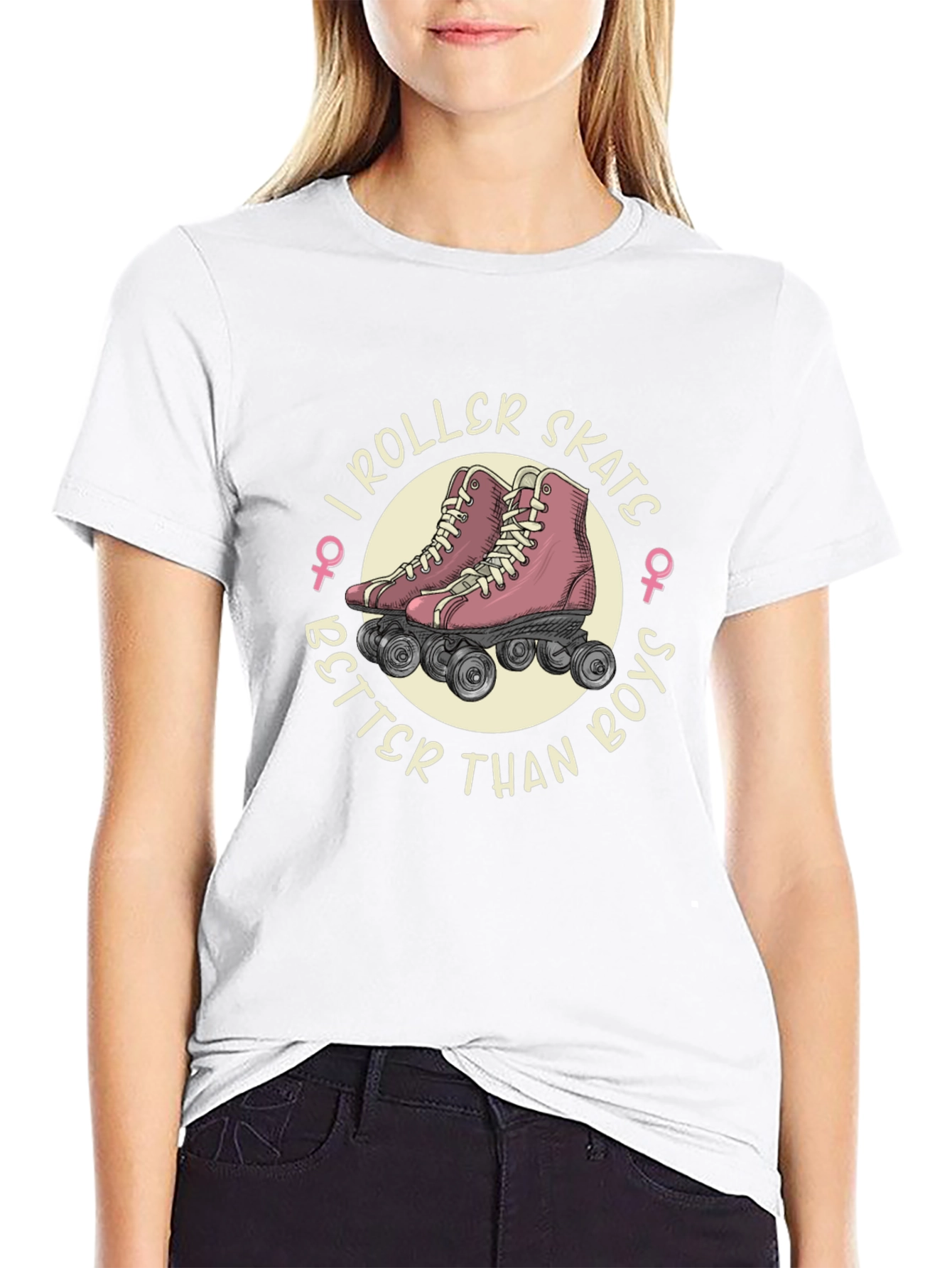 I Roller Skate Better Than Boys T-Shirt