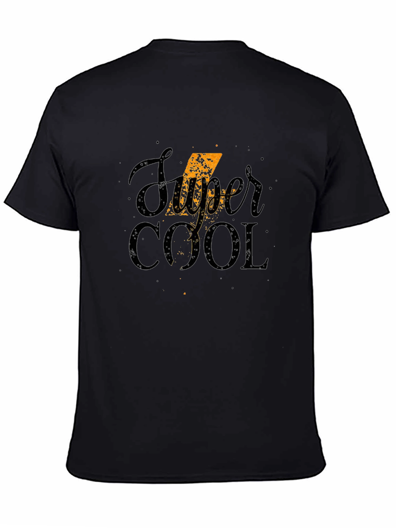 Super Cool Graphic Tee - Stylish Black T-Shirt