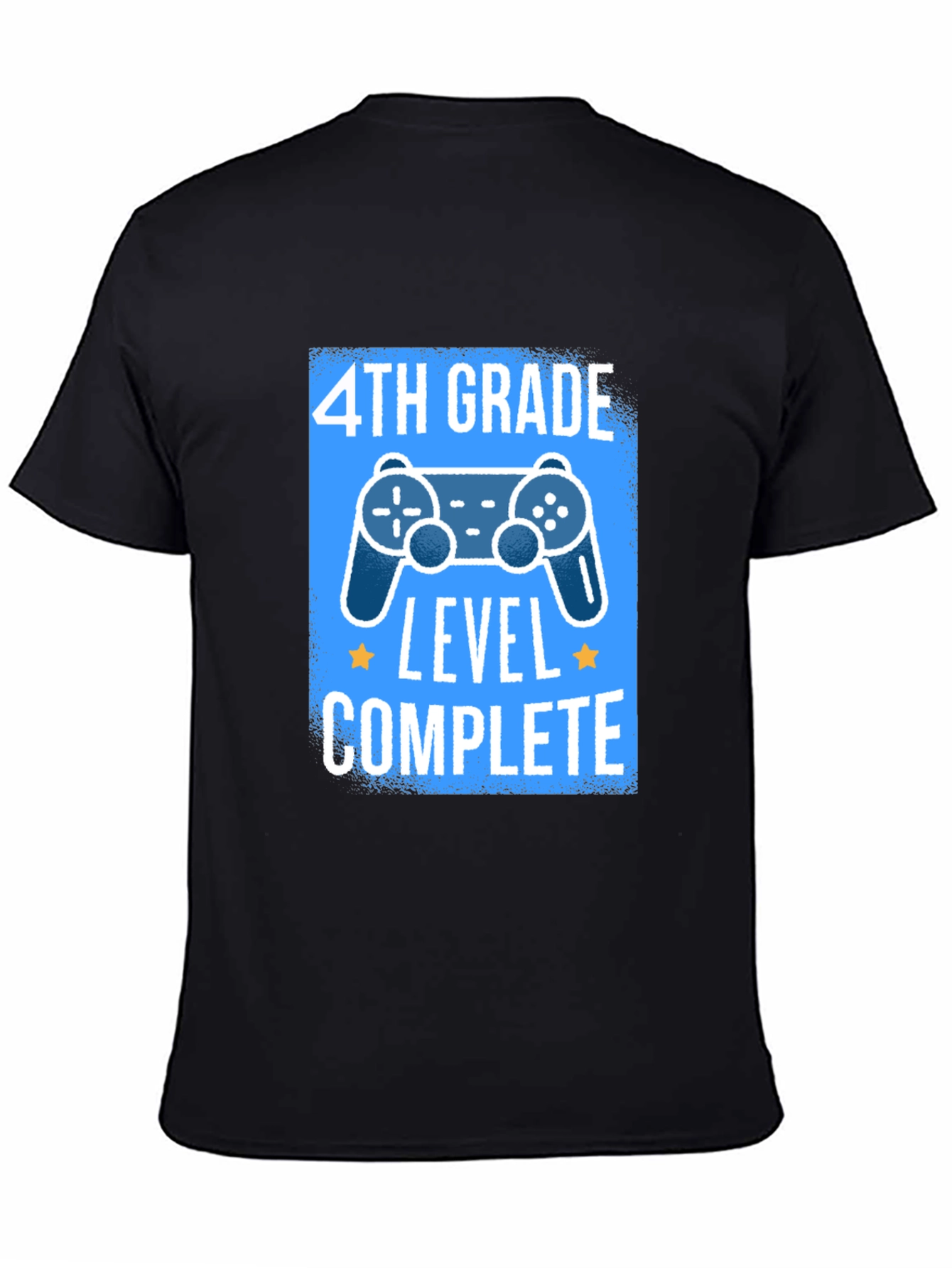 4th Grade Level Complete Black T-Shirt