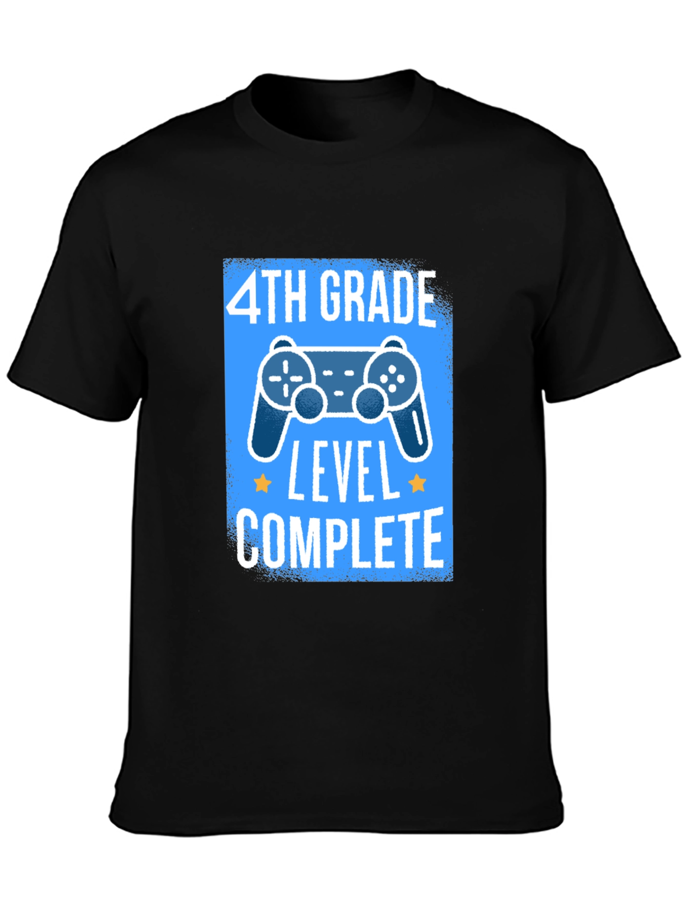 4th Grade Level Complete Black T-Shirt