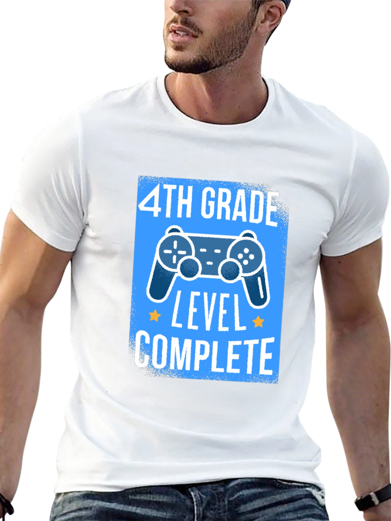 4th Grade Level Complete Black T-Shirt
