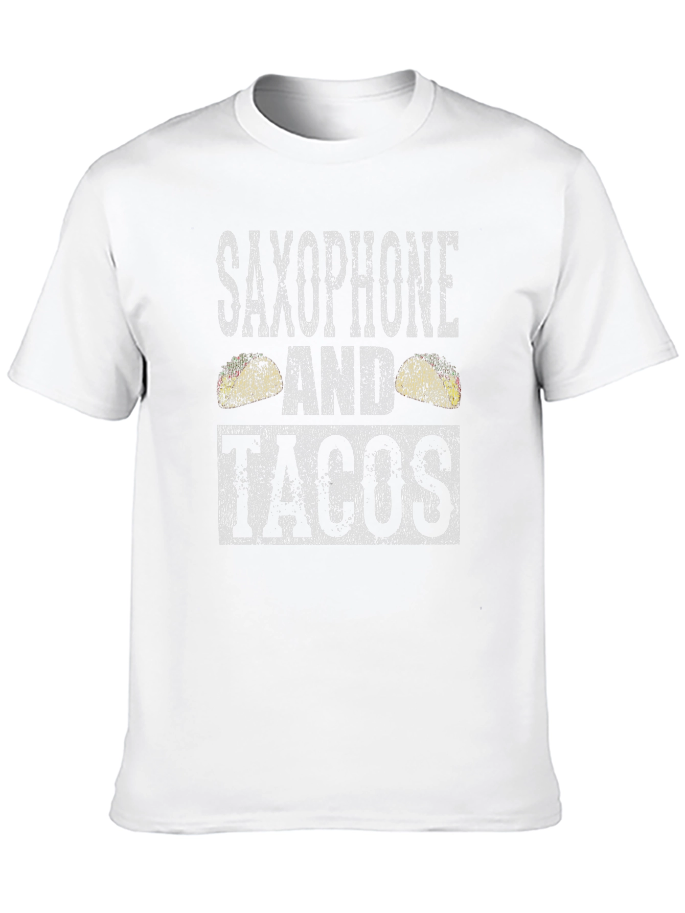 Saxophone and Tacos Graphic T-Shirt
