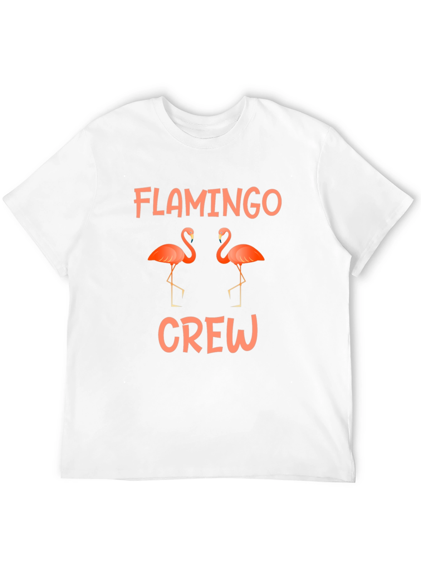 Flamingo Crew Graphic Tee - Mens Black T-Shirt