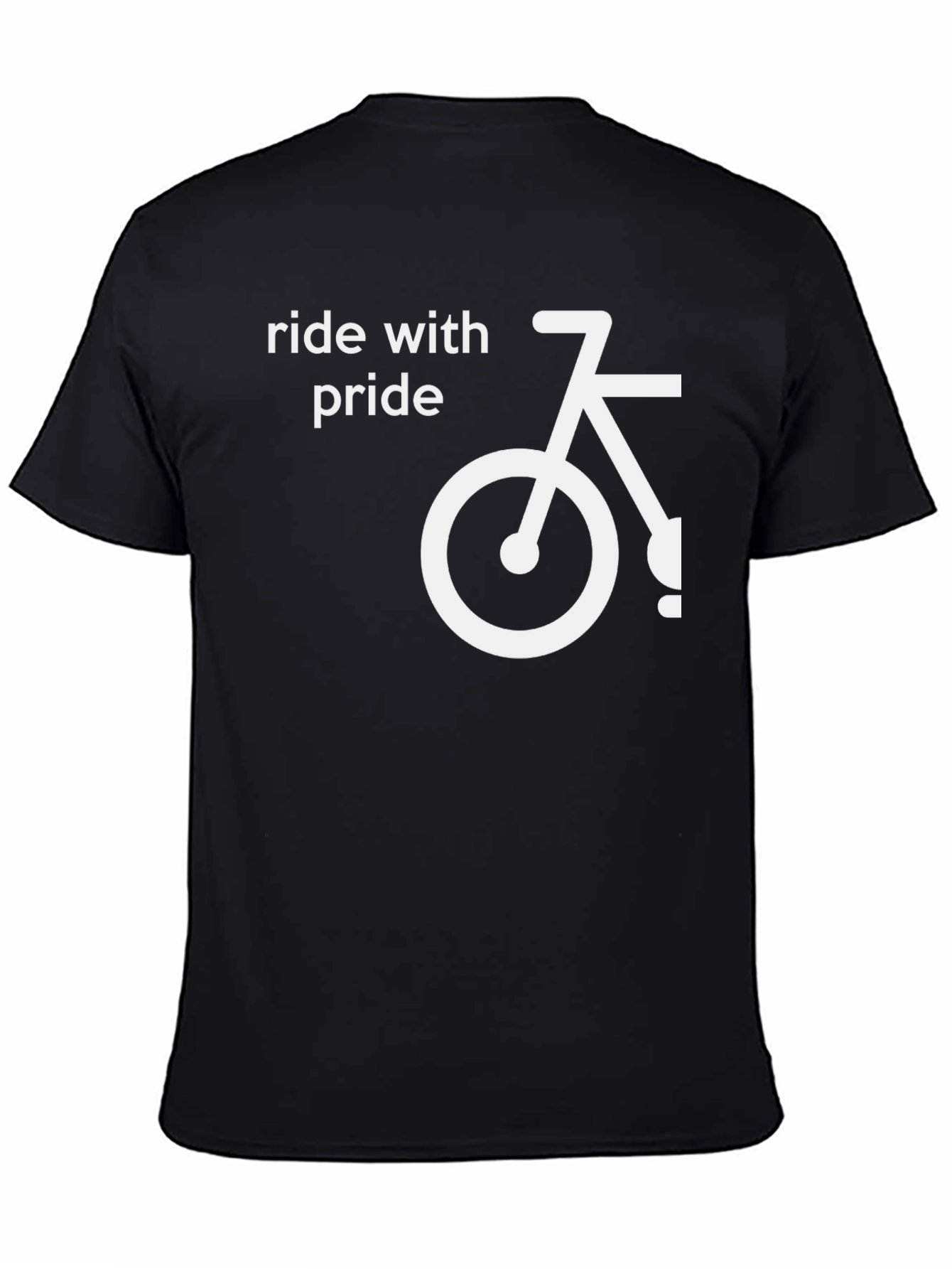 Ride With Pride Bicycle Graphic T-Shirt