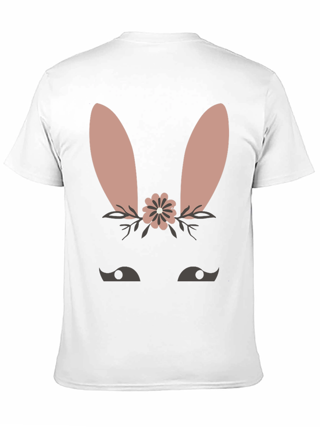 Cute Bunny Face T-Shirt - Easter Spring Tee
