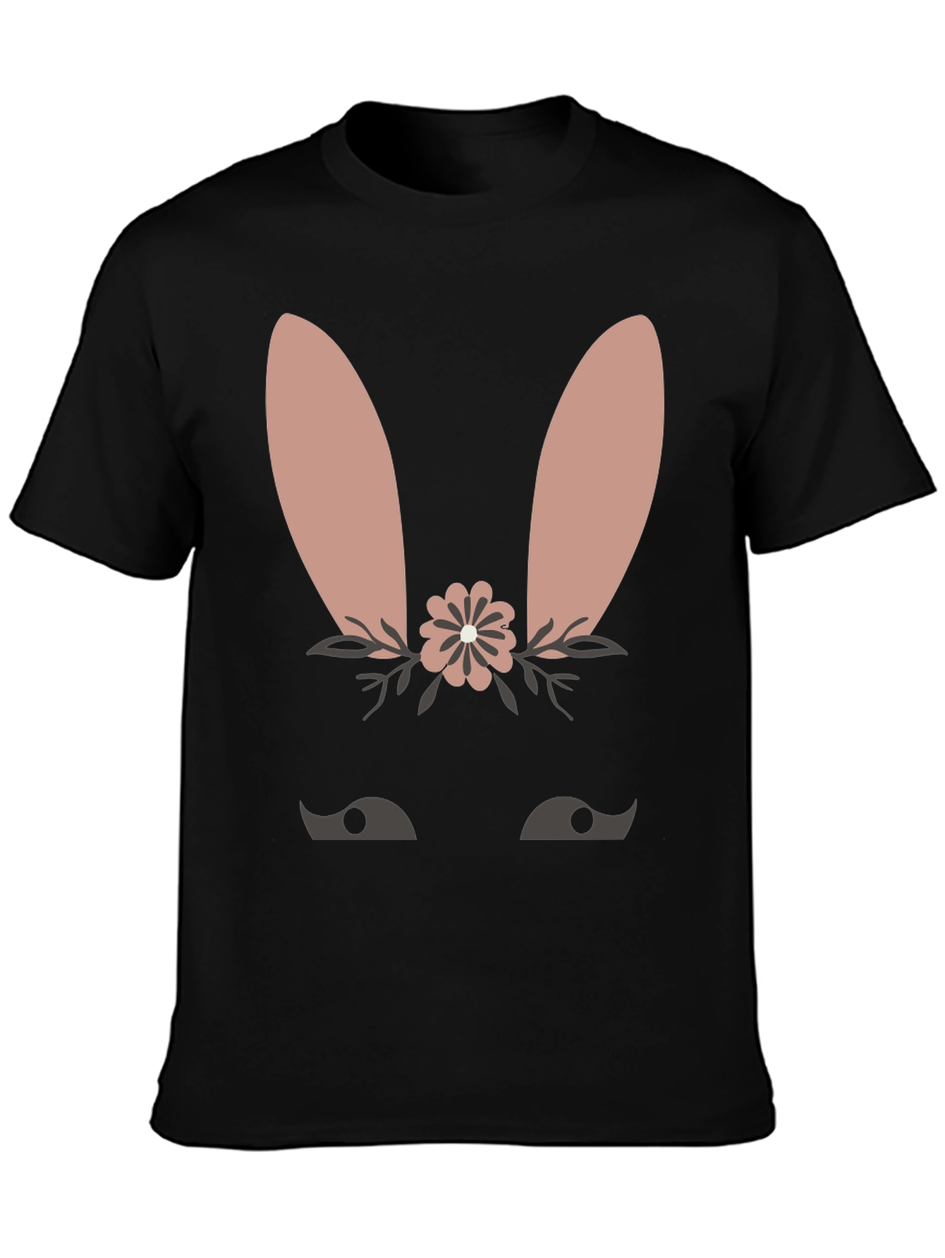 Cute Bunny Face T-Shirt - Easter Spring Tee