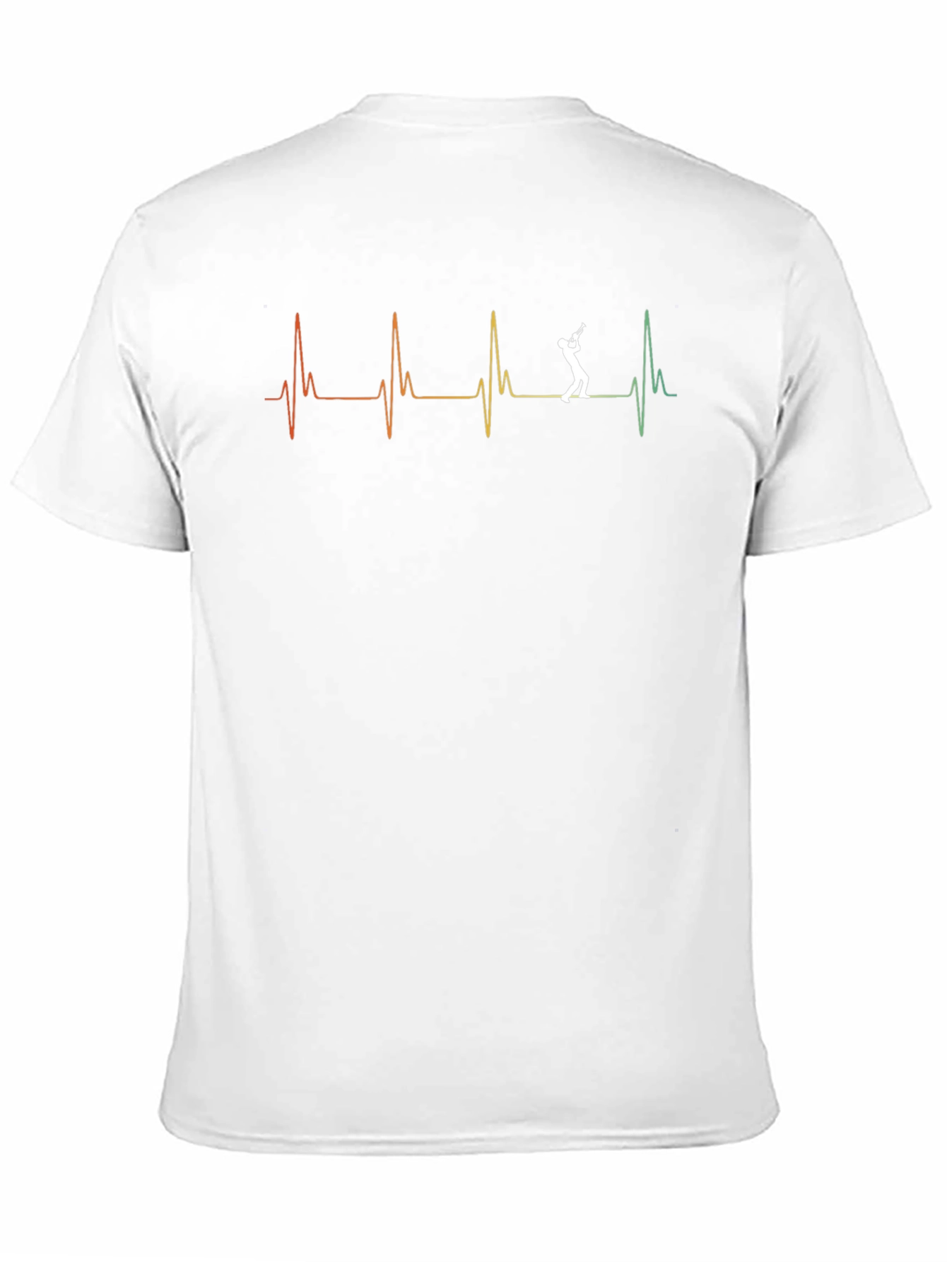 Trumpet Heartbeat Graphic T-Shirt - Musician Tee