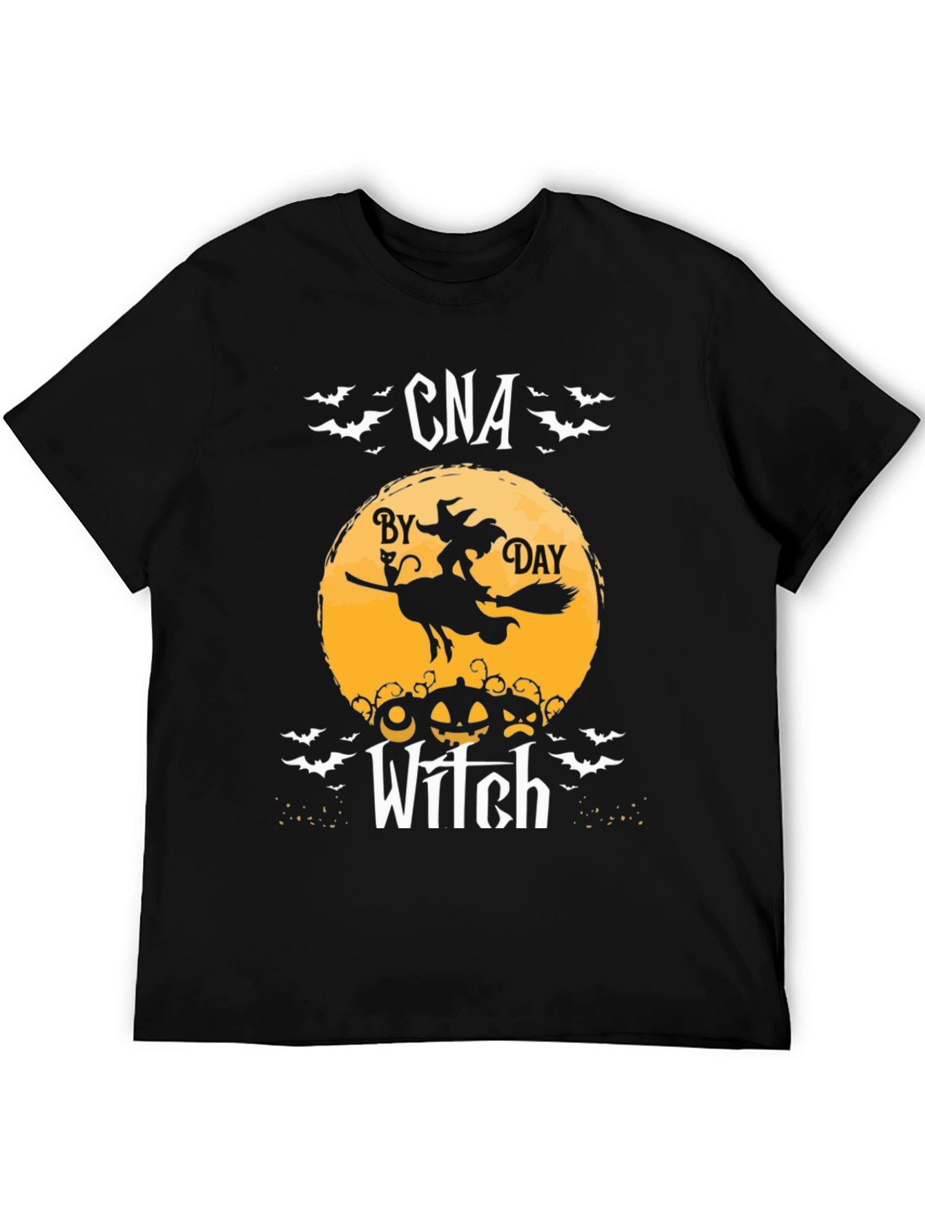 CNA by Day Witch T-Shirt - Halloween Nurse Tee