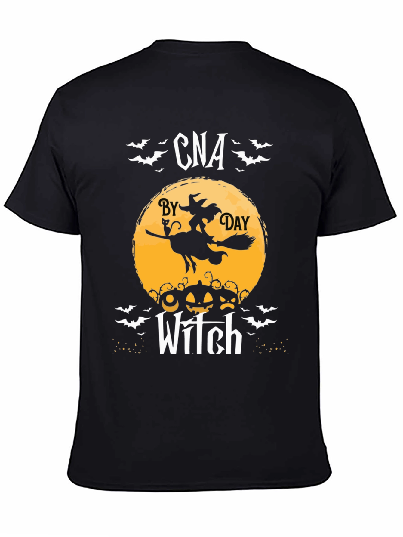 CNA by Day Witch T-Shirt - Halloween Nurse Tee