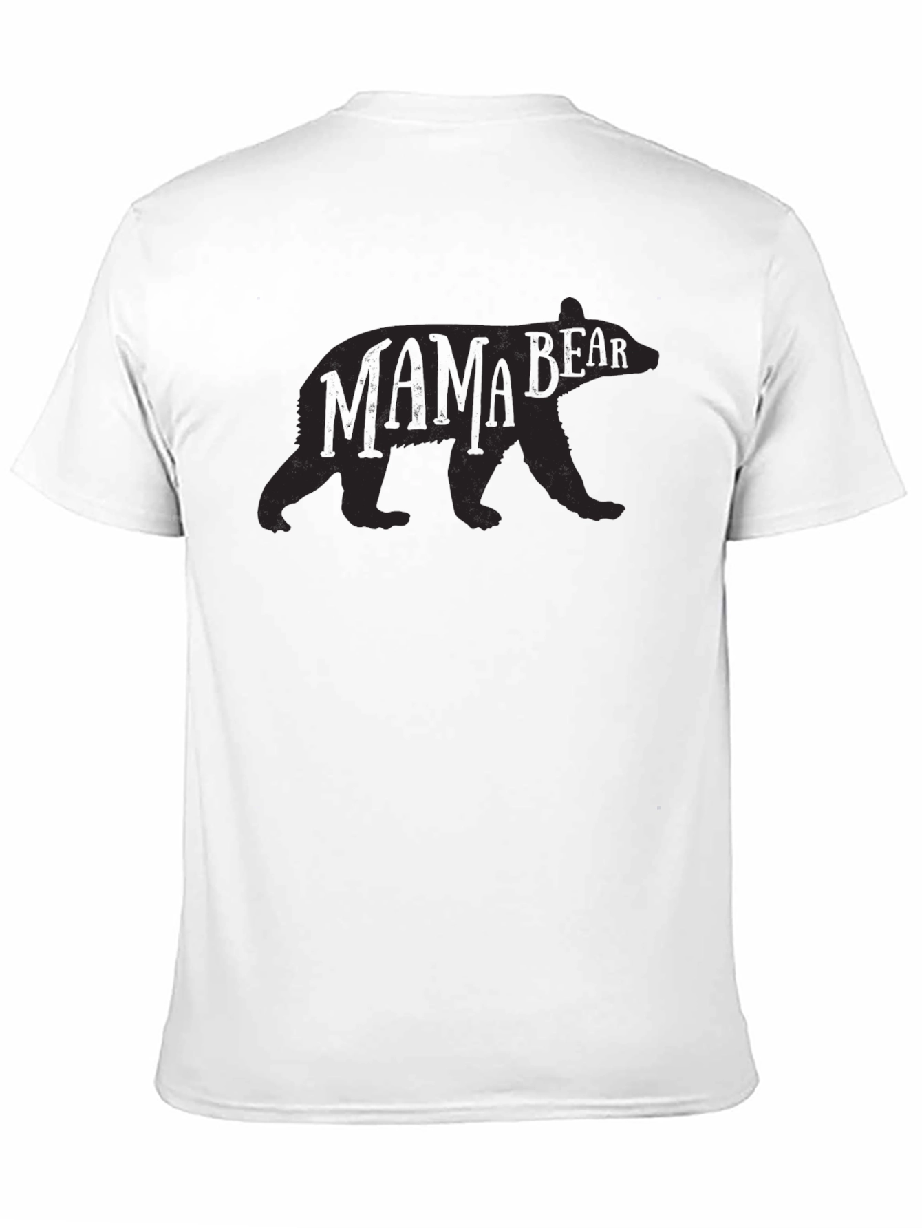 Mama Bear Black Crew Neck T-Shirt