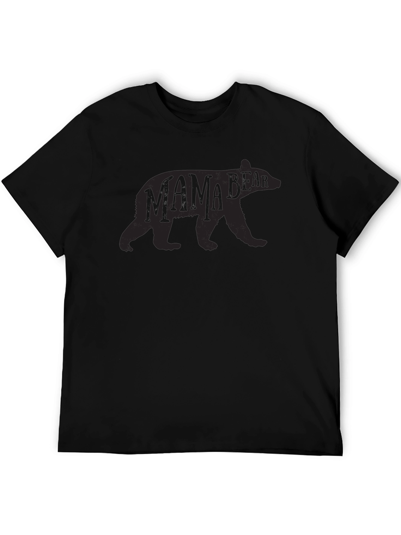 Mama Bear Black Crew Neck T-Shirt