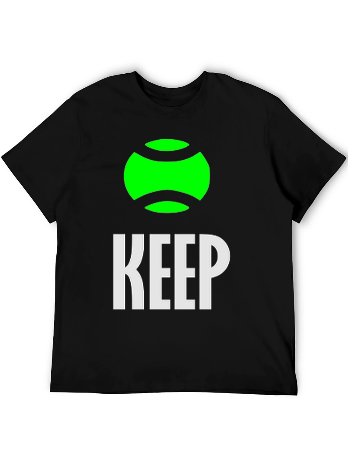 Keep Tennis Graphic T-Shirt - Sporty Style