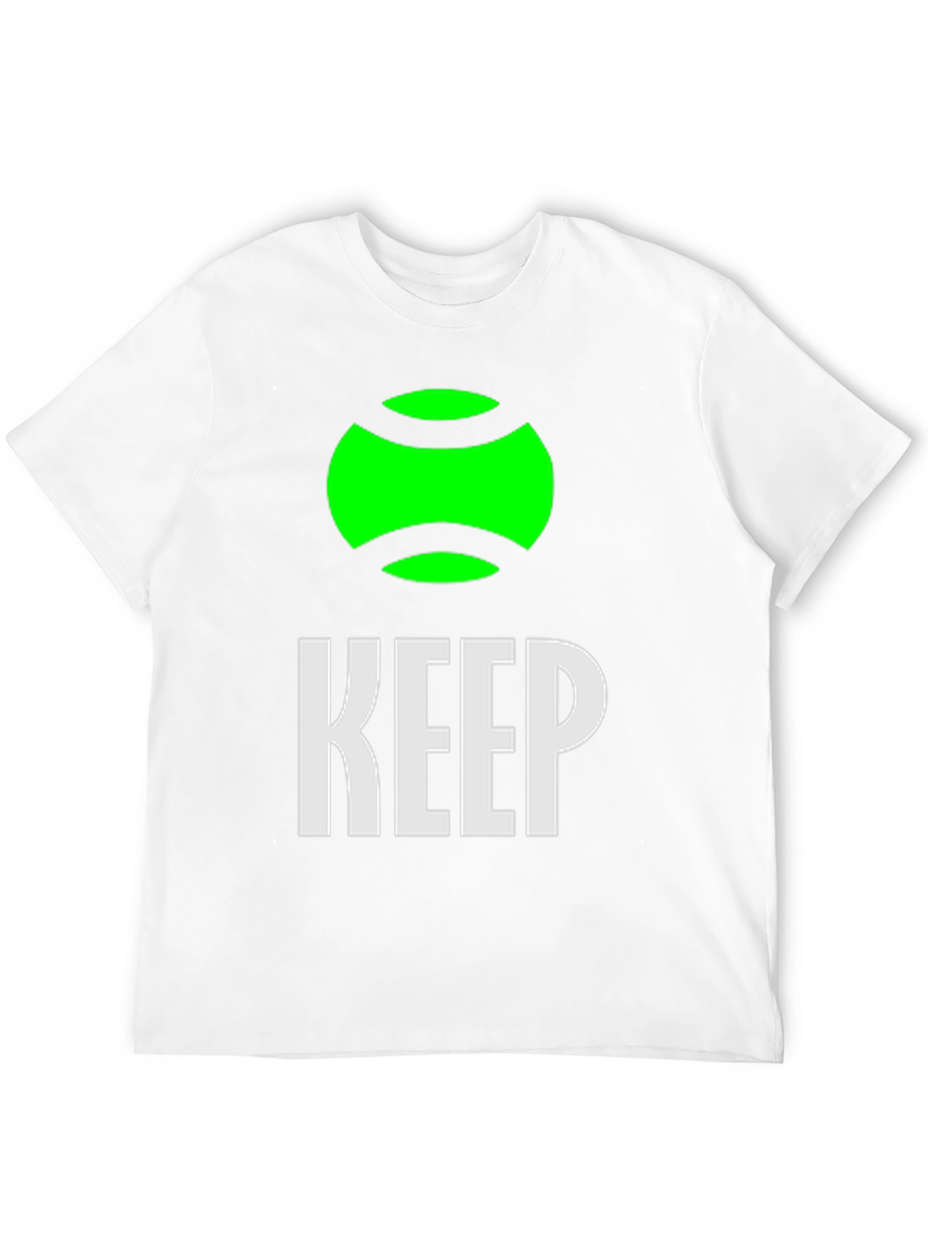 Keep Tennis Graphic T-Shirt - Sporty Style