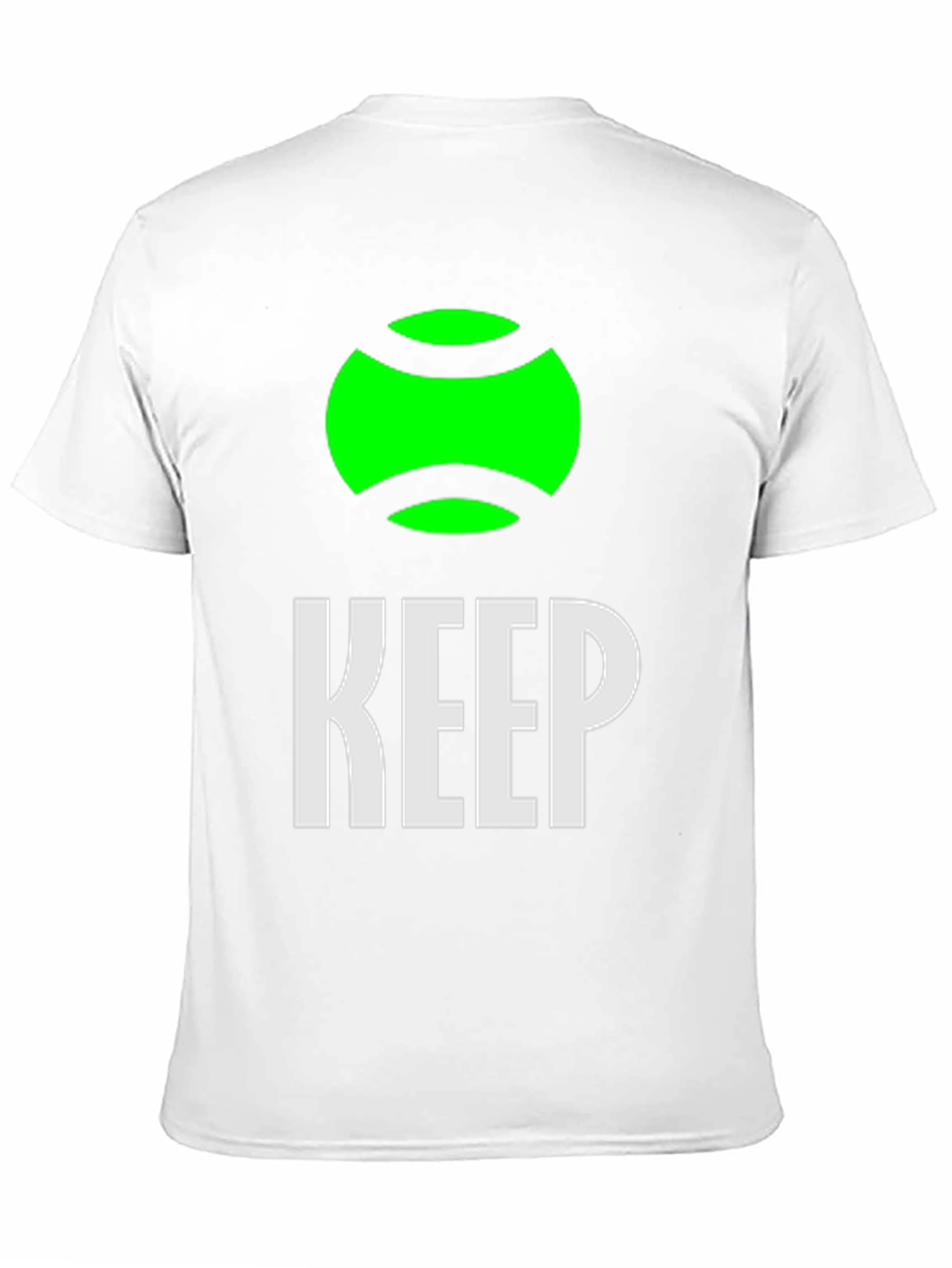 Keep Tennis Graphic T-Shirt - Sporty Style