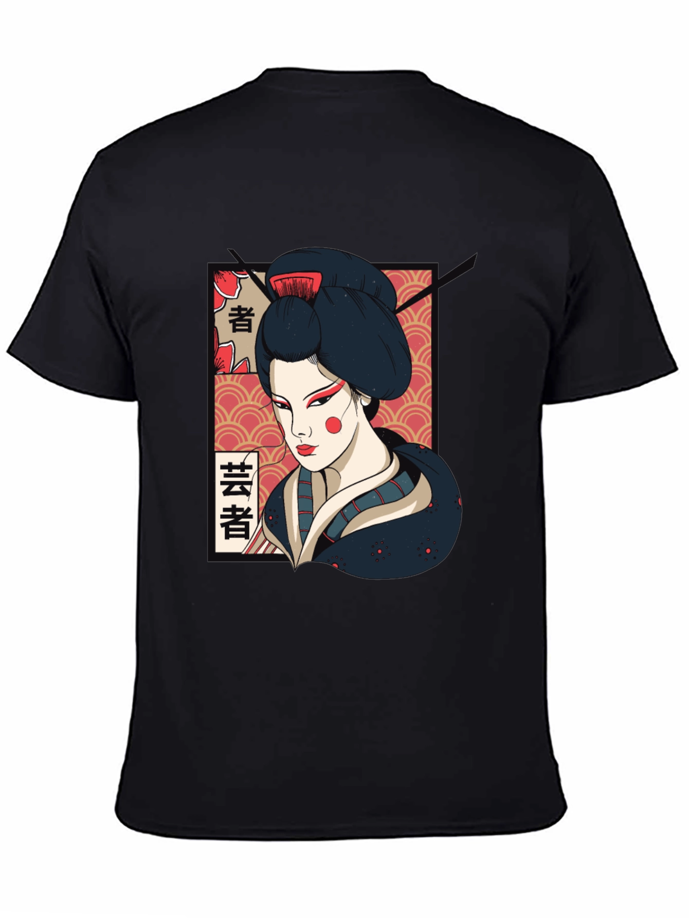 Geisha Graphic T-Shirt - Stylish Unisex Tee
