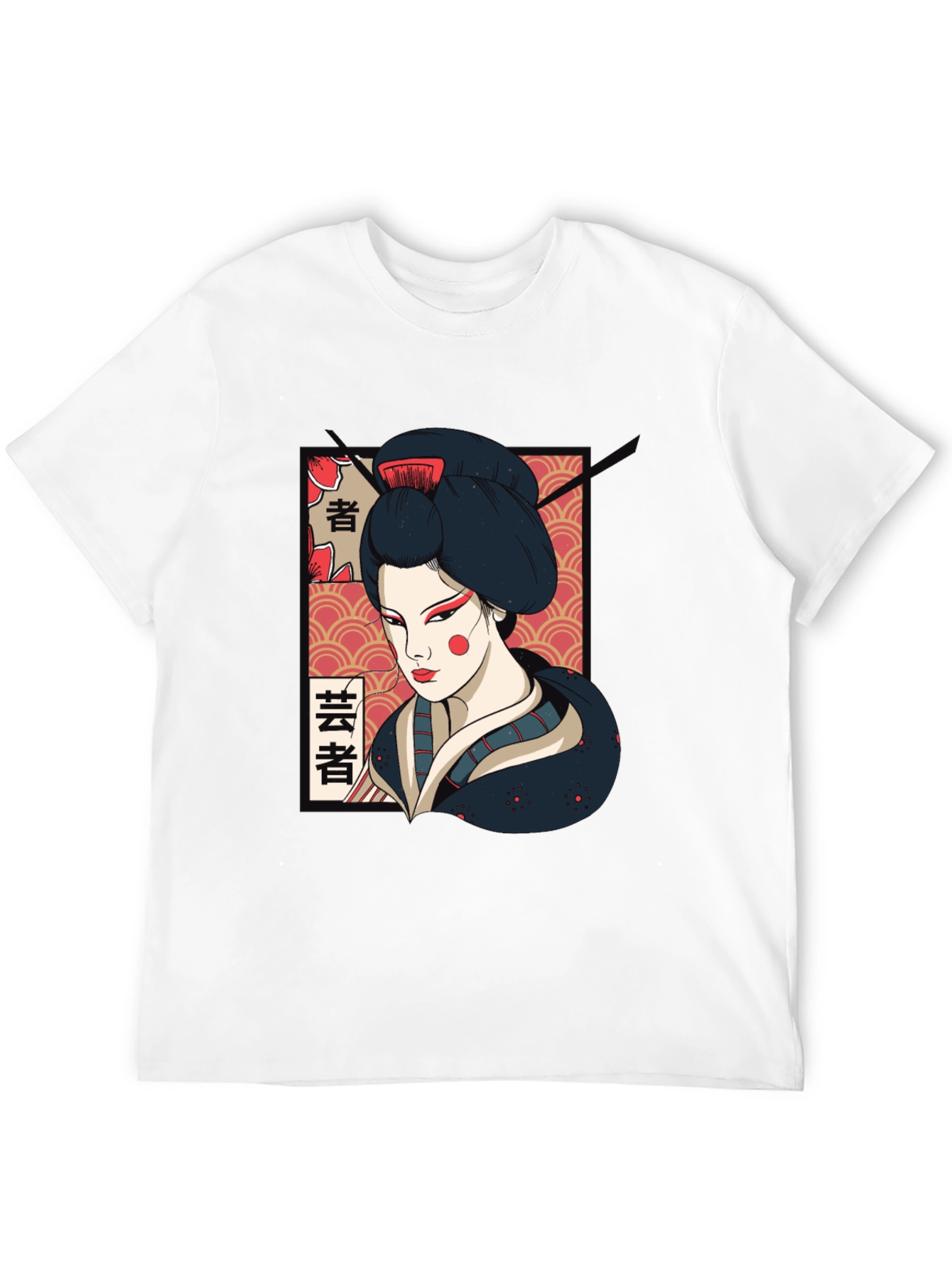 Geisha Graphic T-Shirt - Stylish Unisex Tee