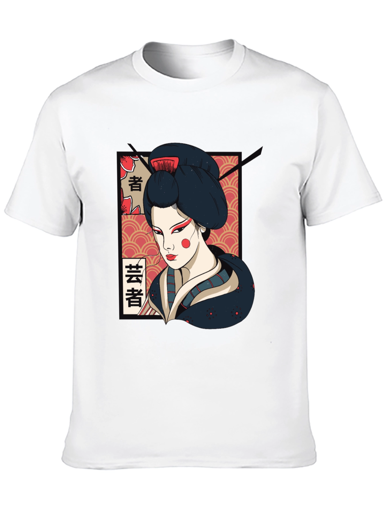 Geisha Graphic T-Shirt - Stylish Unisex Tee