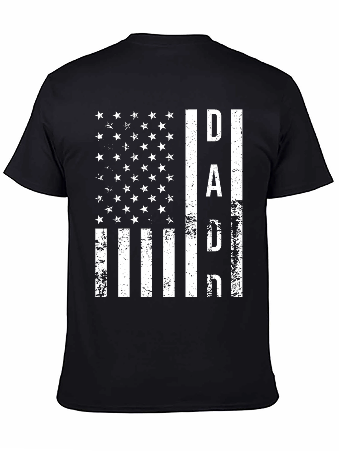 Patriotic Dad T-Shirt - American Flag Design