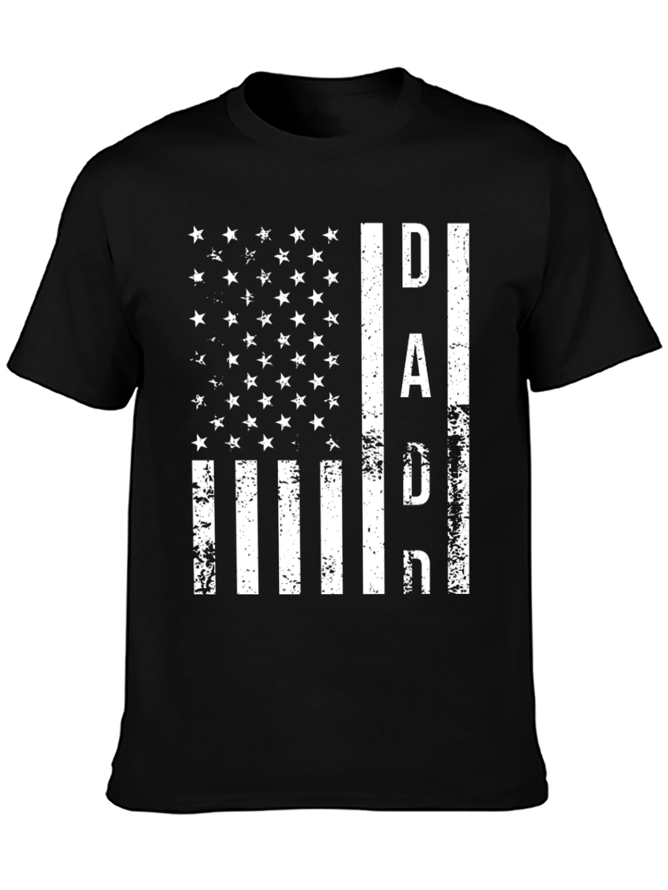 Patriotic Dad T-Shirt - American Flag Design