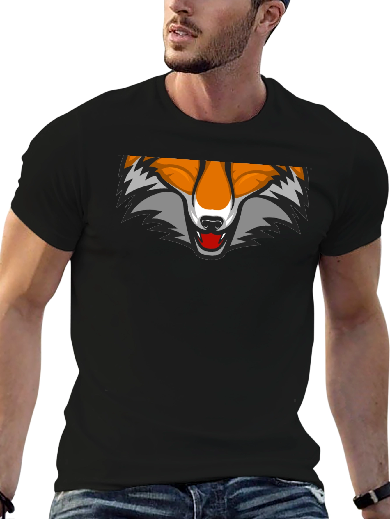 Fox Graphic Tee - Cool Animal Design