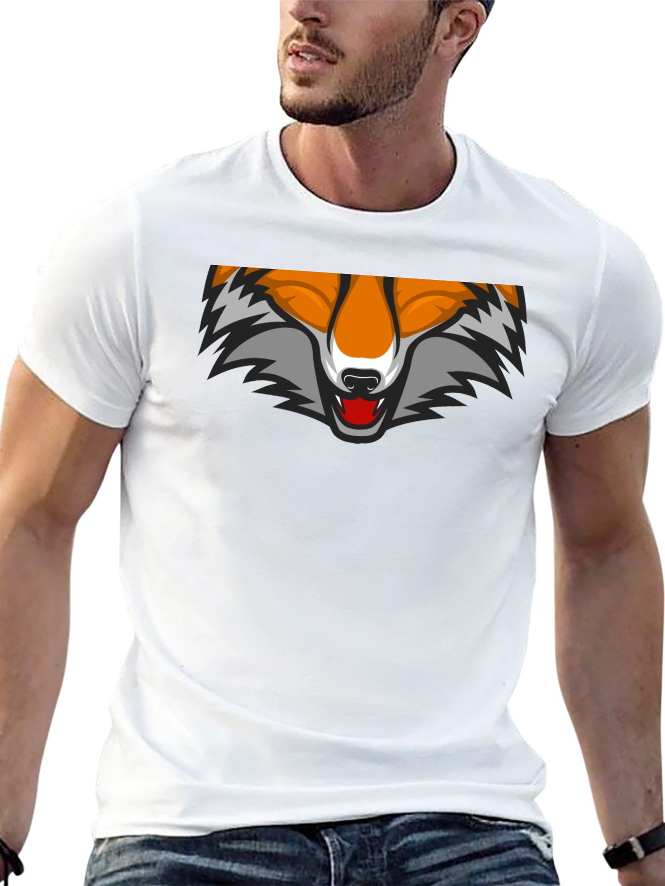Fox Graphic Tee - Cool Animal Design