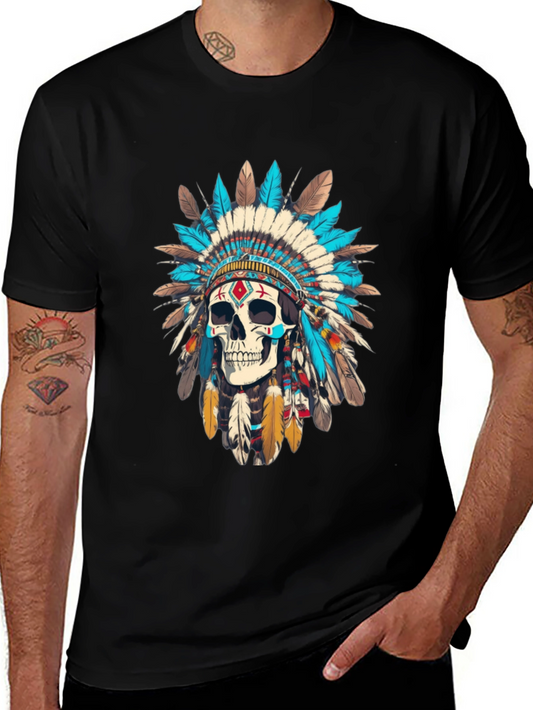 Skull Chief T-Shirt - Black
