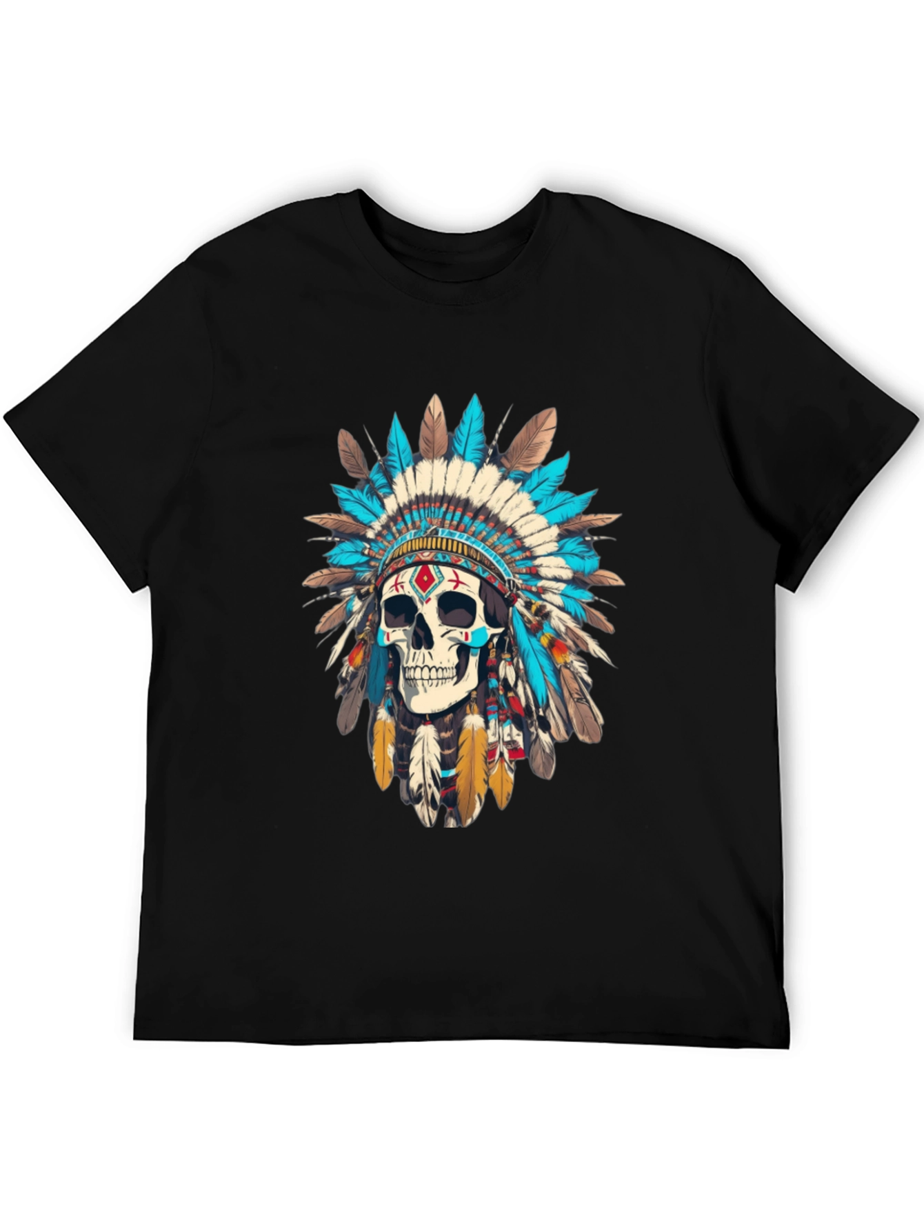 Skull Chief T-Shirt - Black