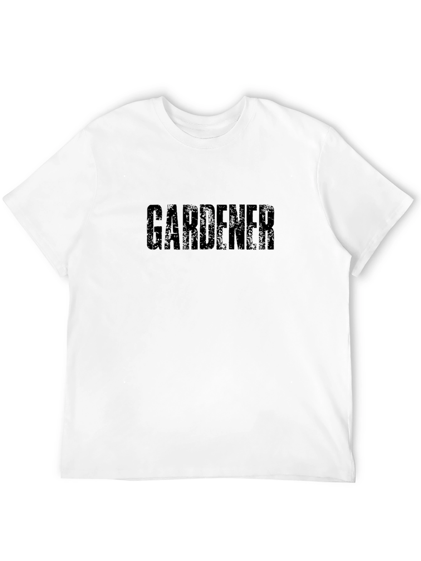 Gardener T-Shirt - Black Cotton Tee