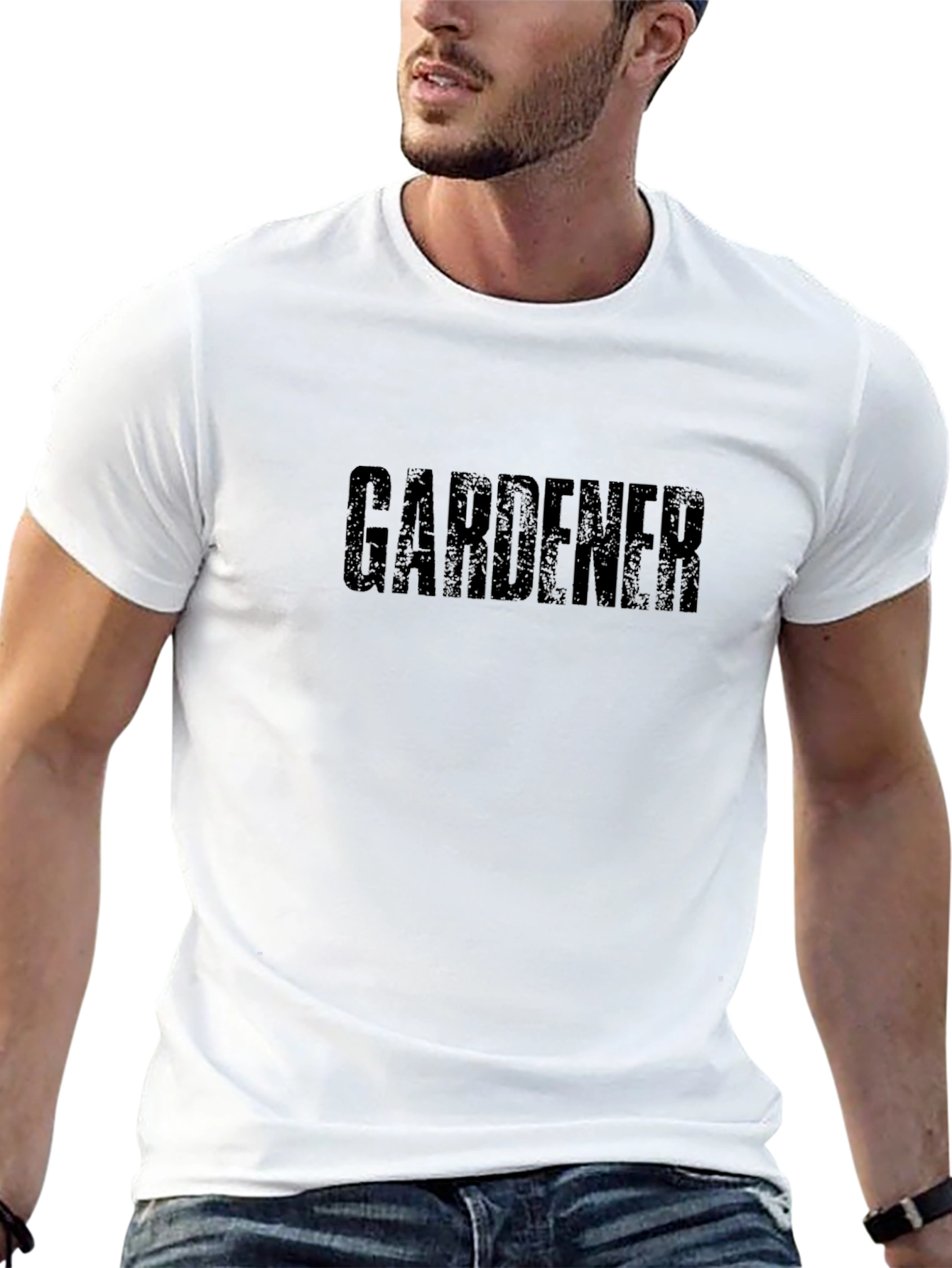 Gardener T-Shirt - Black Cotton Tee
