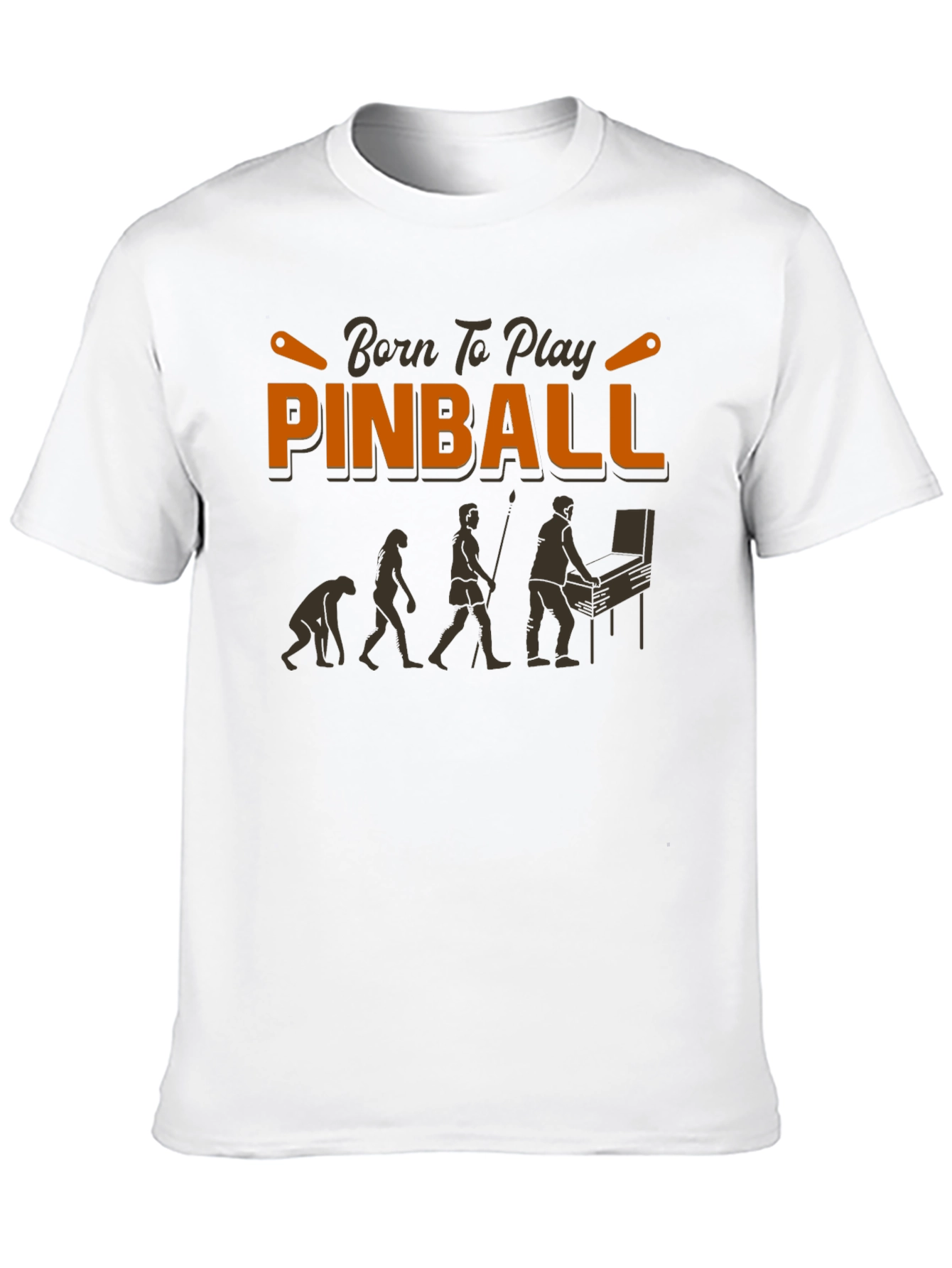 Born to Play Pinball Graphic T-Shirt