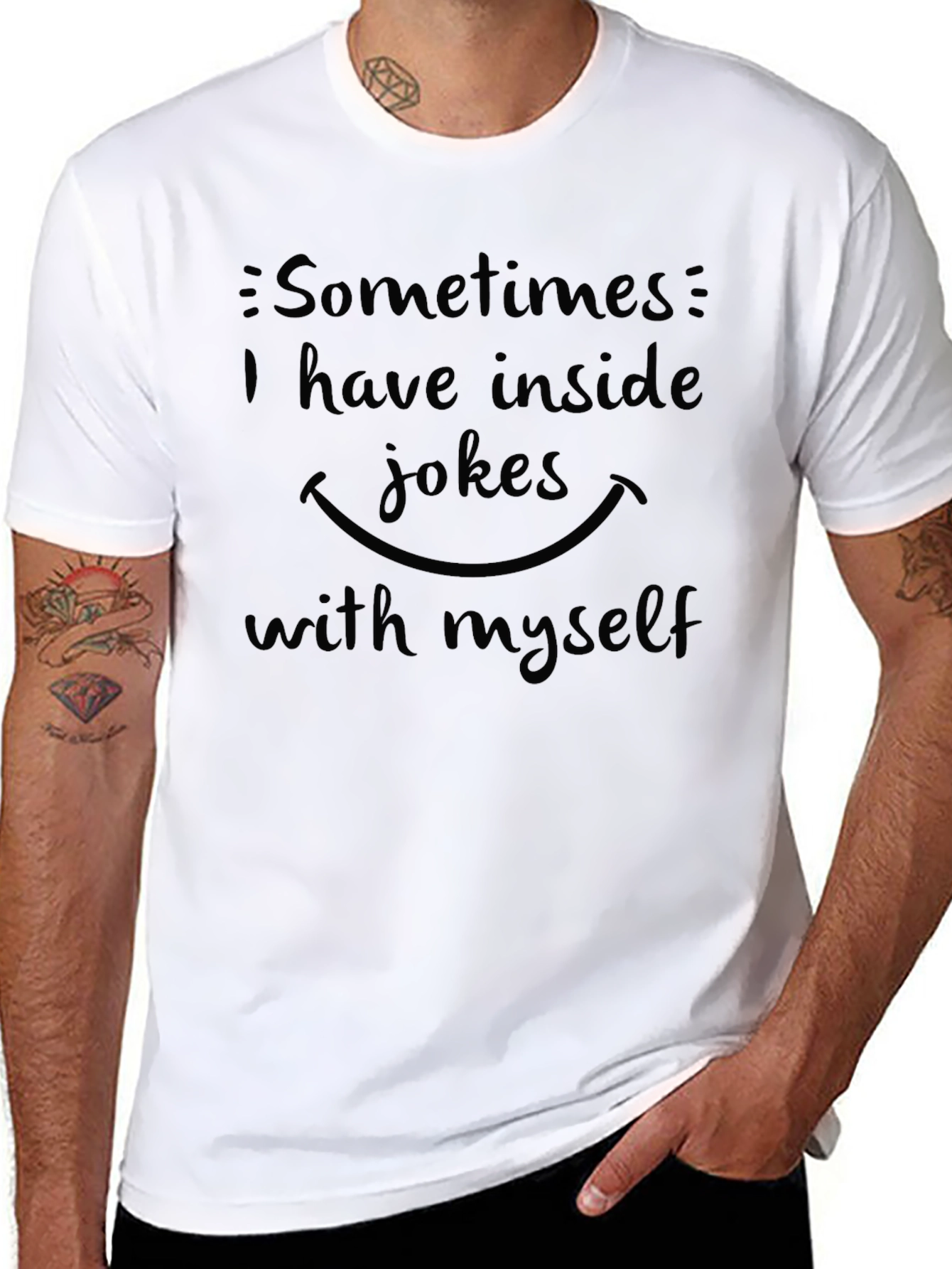 Humorous Graphic Tee: Inside Jokes