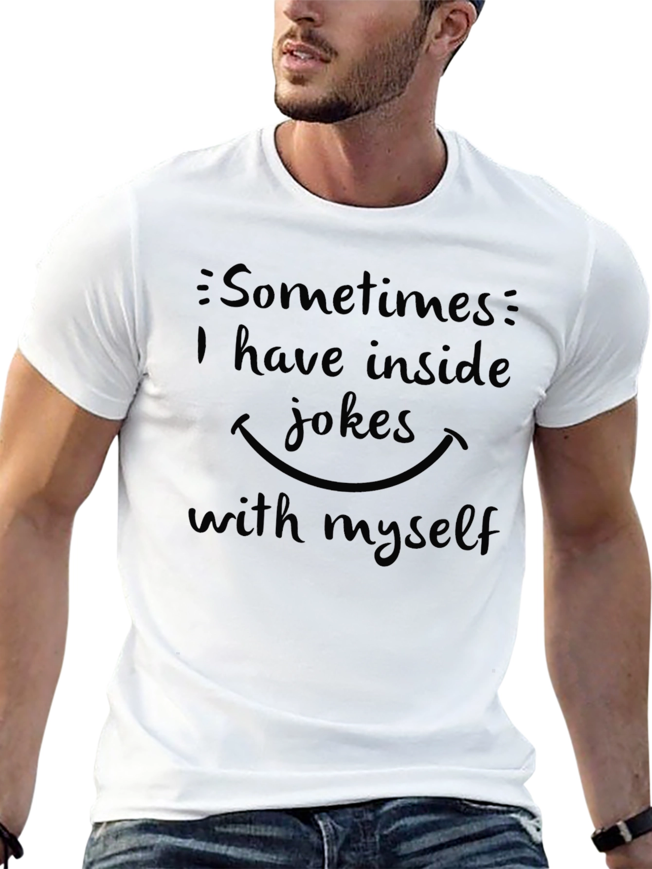 Humorous Graphic Tee: Inside Jokes