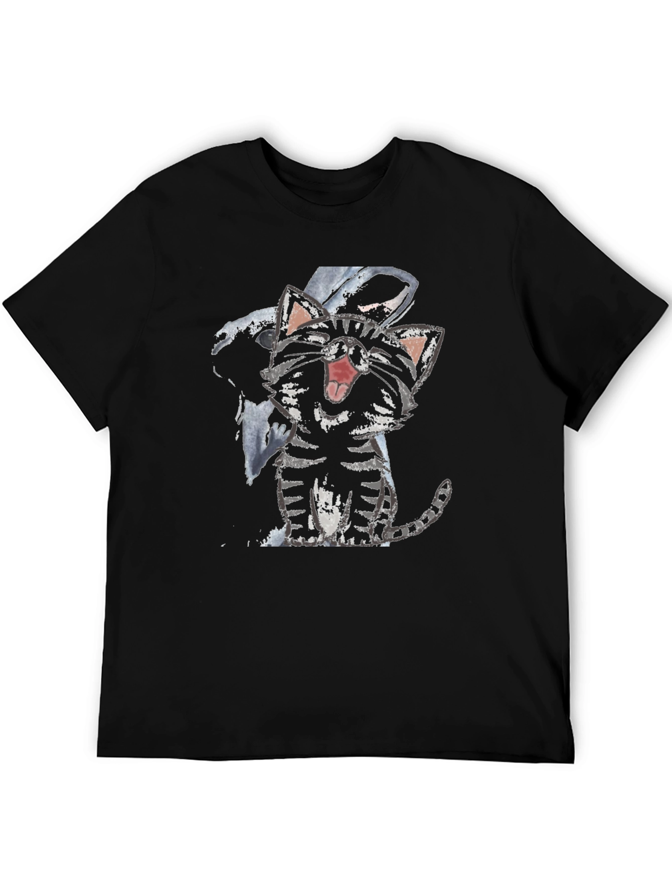 Black Cat Graphic T-Shirt