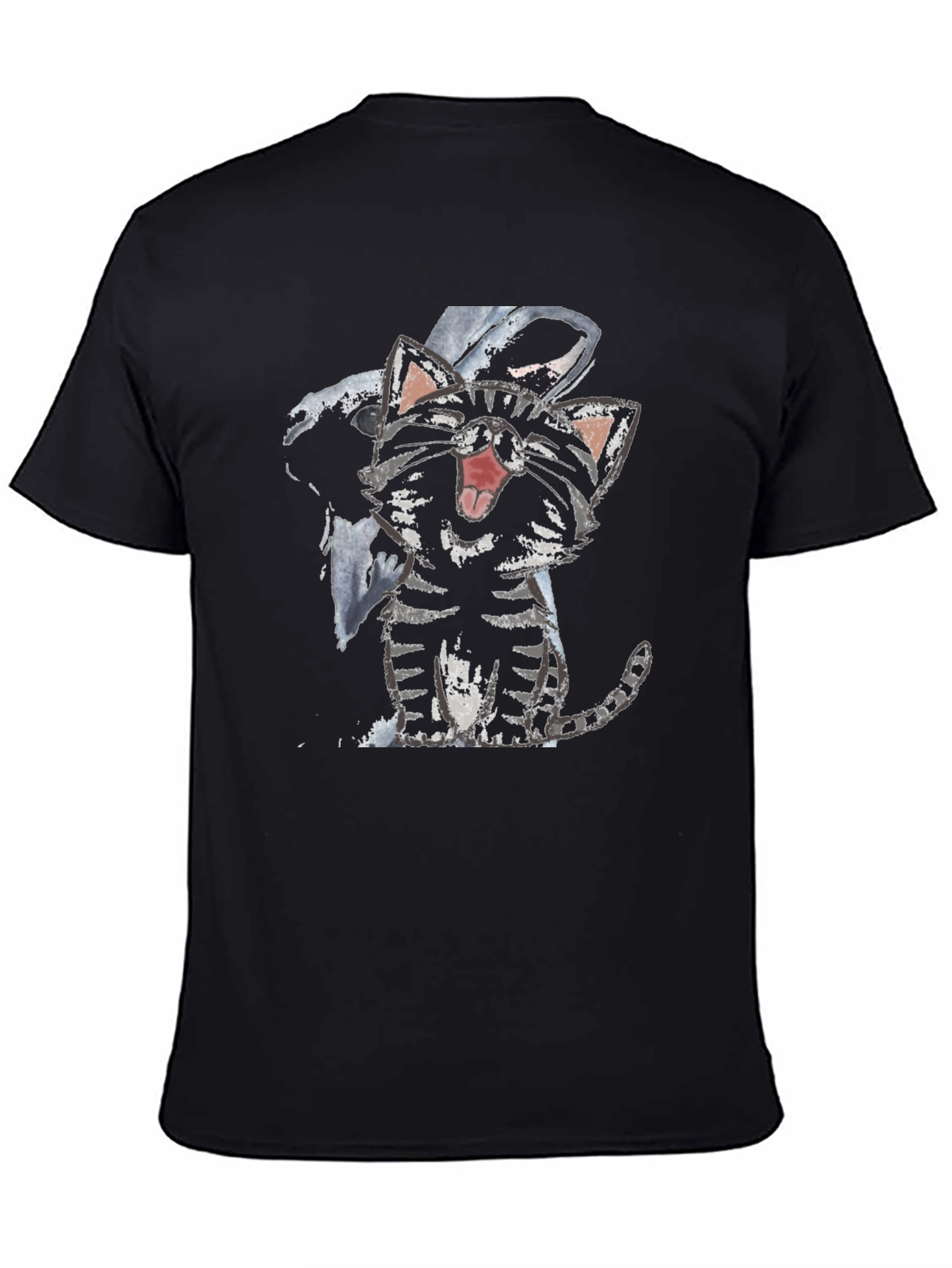 Black Cat Graphic T-Shirt