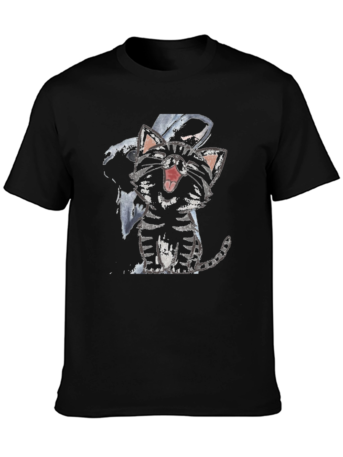 Black Cat Graphic T-Shirt